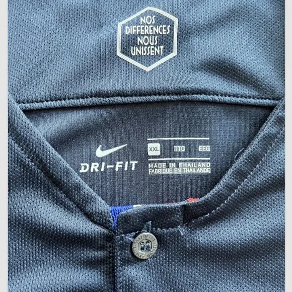 FRANCE FFF Authentic 2018/2019 Home Football Soccer Jersey Nike Size XXL Adult - Picture 2 of 7